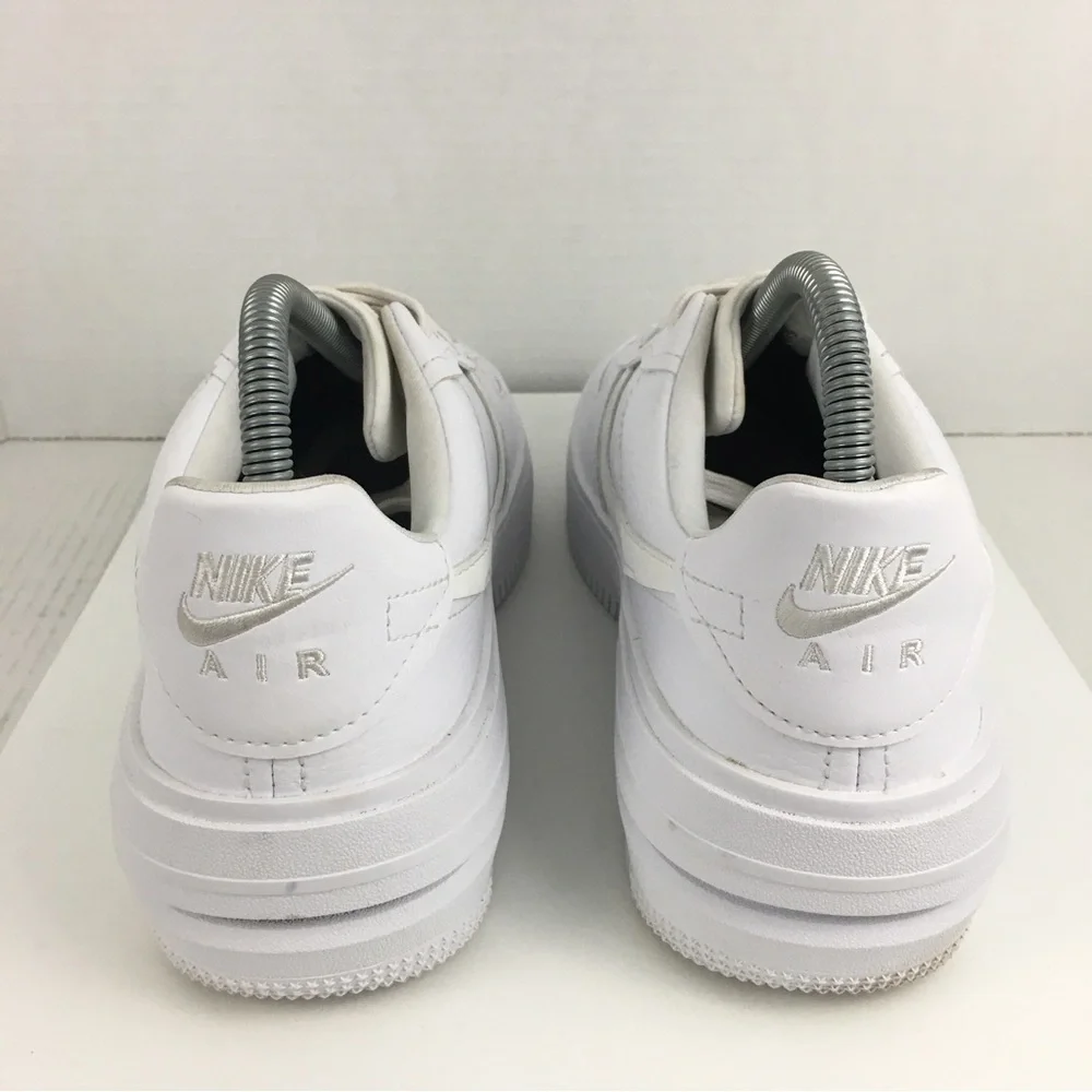 Nike Women's All-White Platform Air Force 1 Sneakers